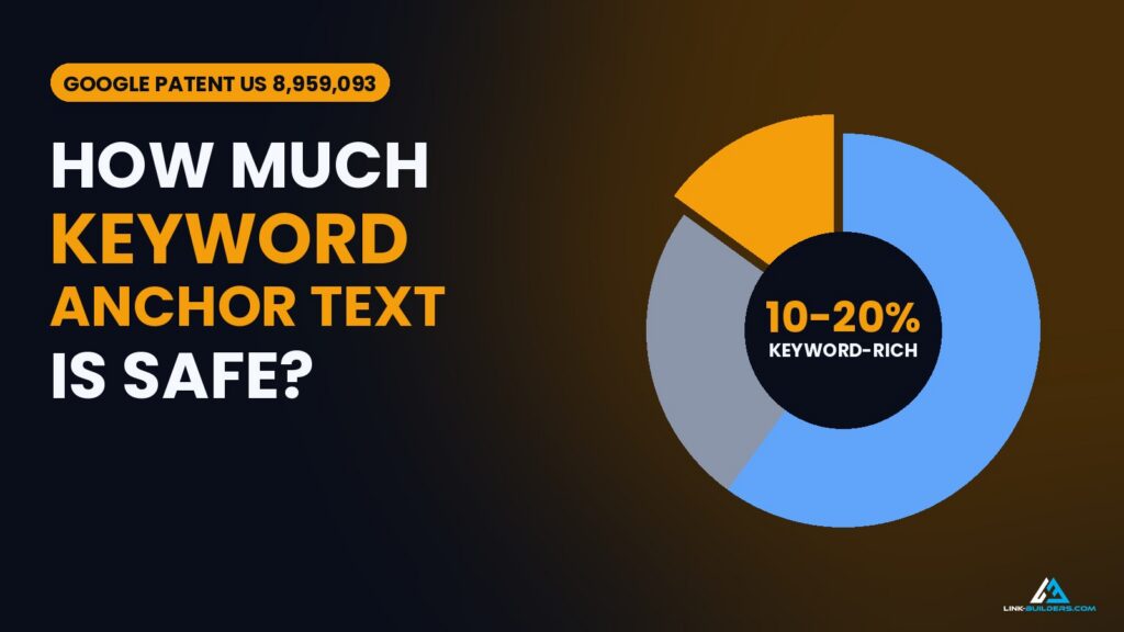how much keyword anchor text is safe?