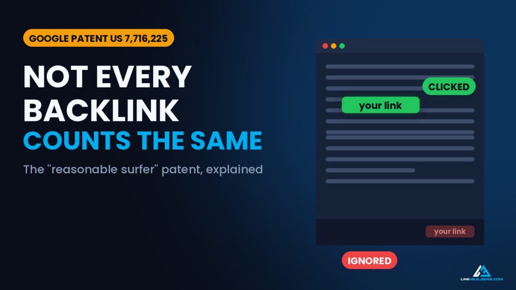 Not every Backlink counts the same - Hero image