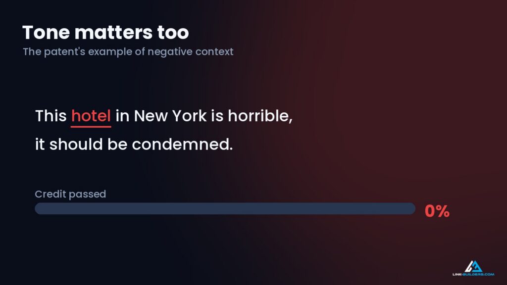 the tone matters also