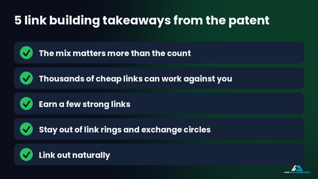 five takeaways from the patent