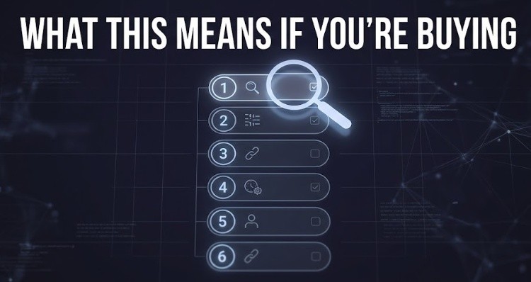 What this means if you’re buying — checklist