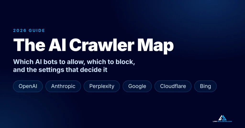 The AI Crawler Map: which AI bots to allow, which to block, and the settings that decide it